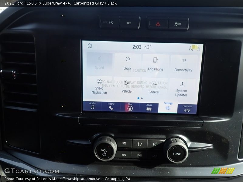 Carbonized Gray / Black 2021 Ford F150 STX SuperCrew 4x4