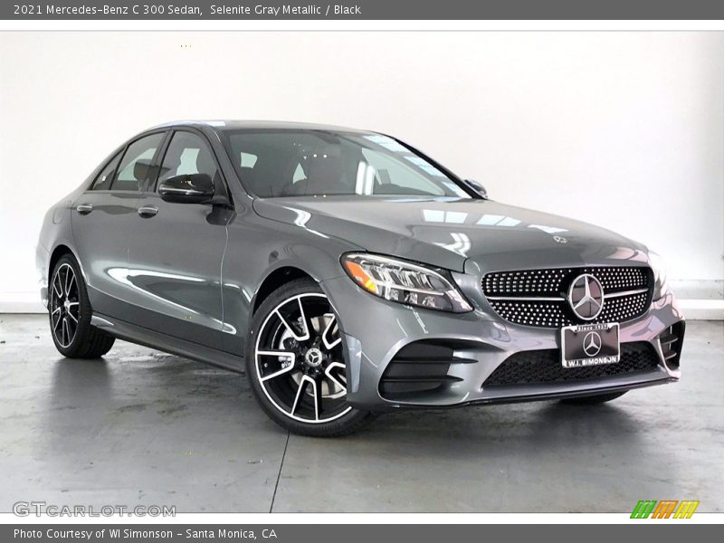 Selenite Gray Metallic / Black 2021 Mercedes-Benz C 300 Sedan