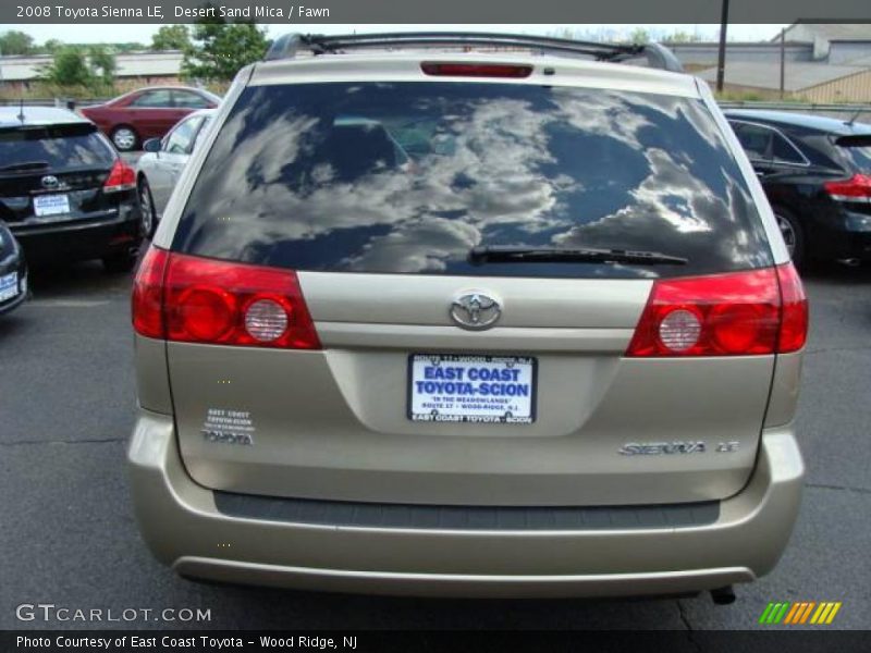 Desert Sand Mica / Fawn 2008 Toyota Sienna LE