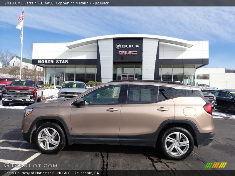 Coppertino Metallic / ­Jet Black 2018 GMC Terrain SLE AWD