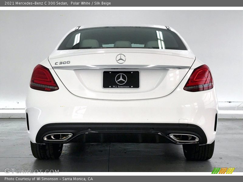 Polar White / Silk Beige 2021 Mercedes-Benz C 300 Sedan