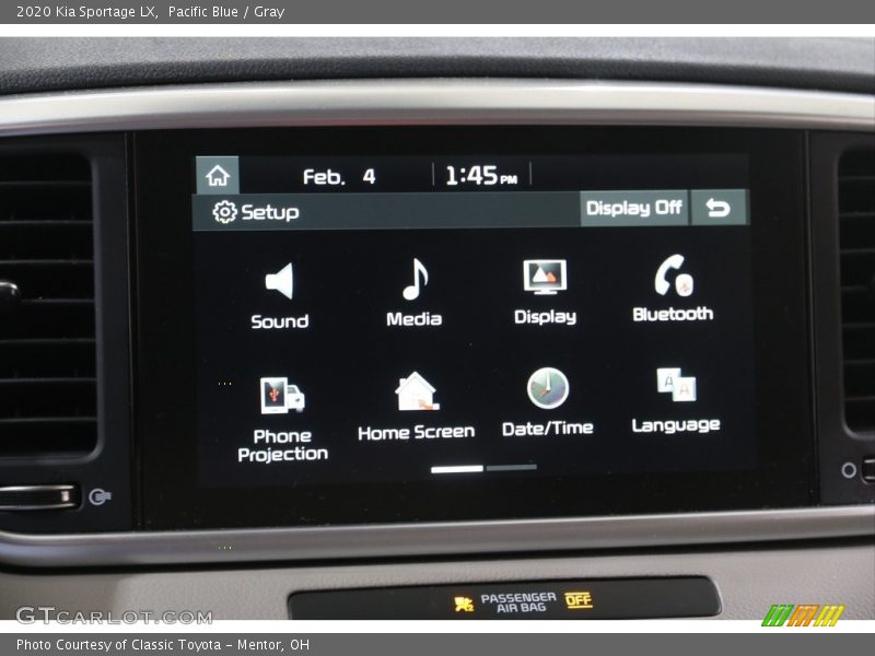 Pacific Blue / Gray 2020 Kia Sportage LX