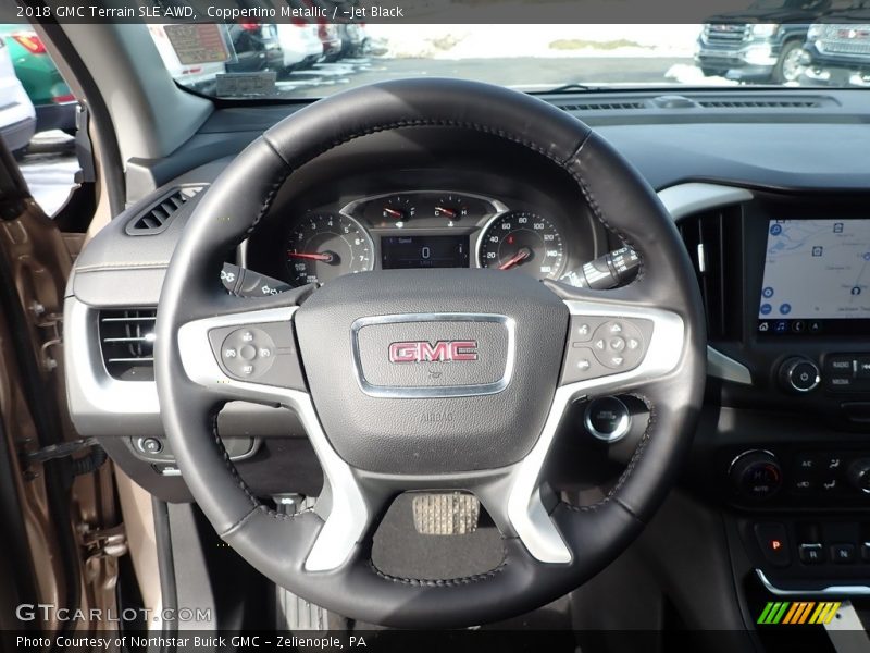 Coppertino Metallic / ­Jet Black 2018 GMC Terrain SLE AWD