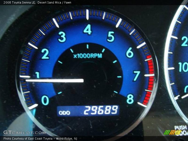 Desert Sand Mica / Fawn 2008 Toyota Sienna LE