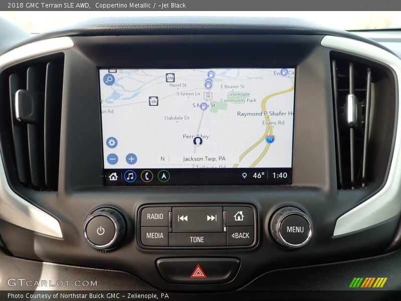 Coppertino Metallic / ­Jet Black 2018 GMC Terrain SLE AWD