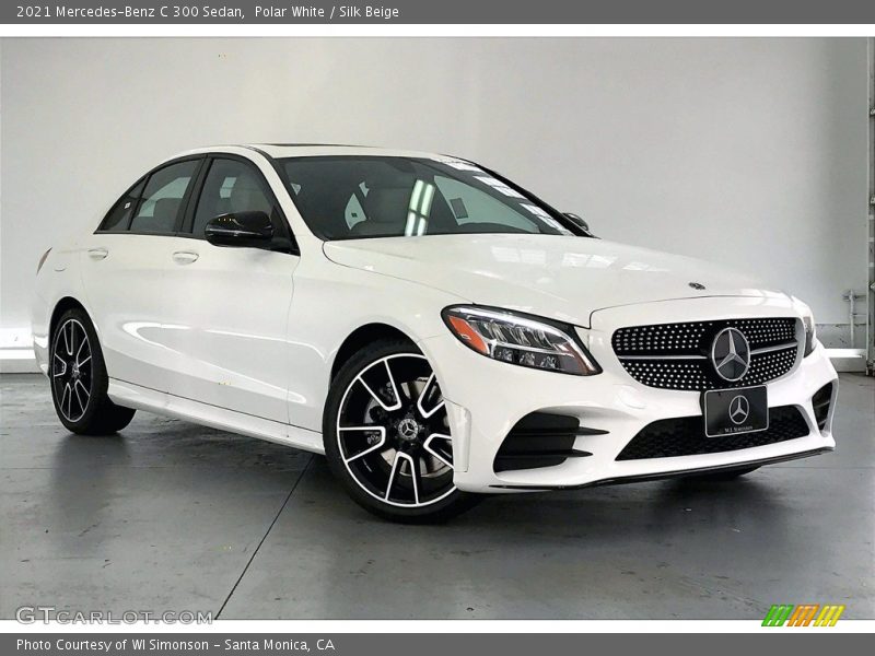 Polar White / Silk Beige 2021 Mercedes-Benz C 300 Sedan