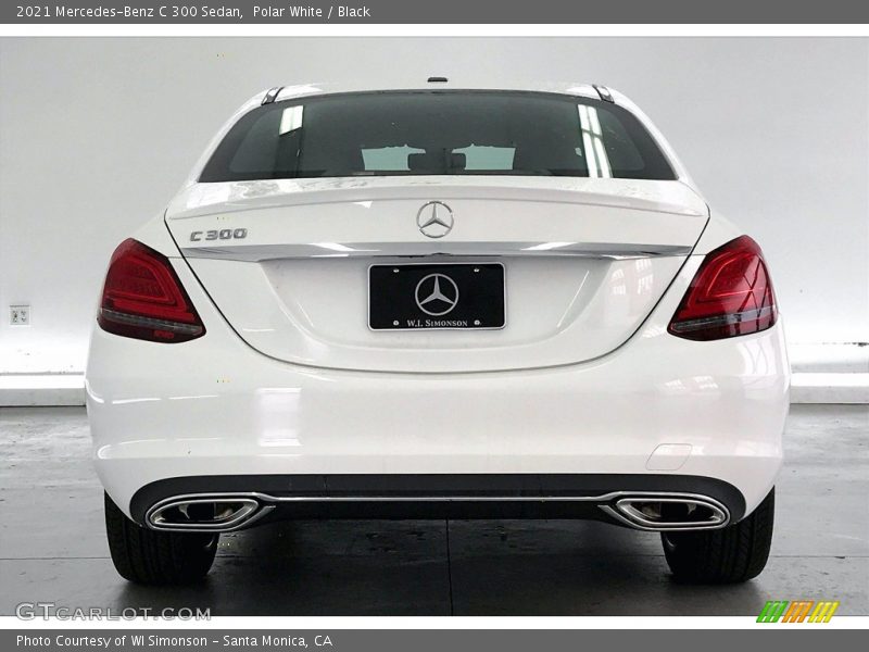 Polar White / Black 2021 Mercedes-Benz C 300 Sedan