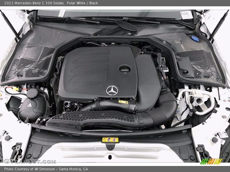 Polar White / Black 2021 Mercedes-Benz C 300 Sedan
