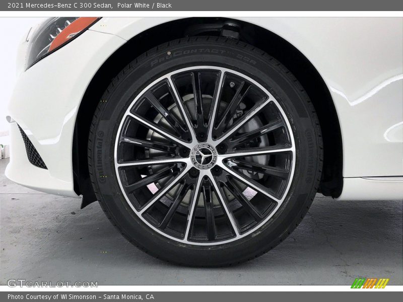 Polar White / Black 2021 Mercedes-Benz C 300 Sedan
