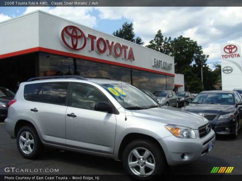 Classic Silver Metallic / Ash 2008 Toyota RAV4 4WD