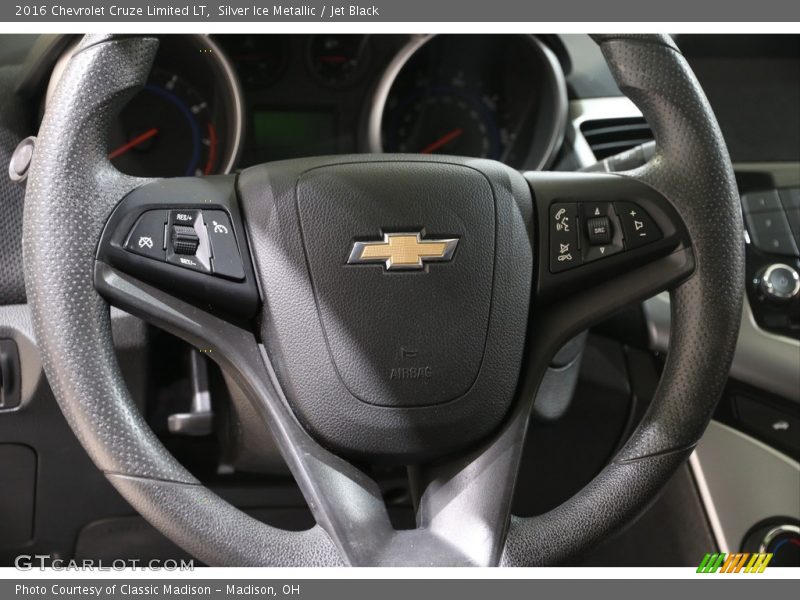 Silver Ice Metallic / Jet Black 2016 Chevrolet Cruze Limited LT