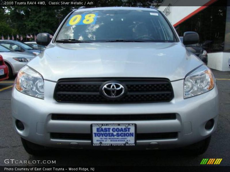 Classic Silver Metallic / Ash 2008 Toyota RAV4 4WD