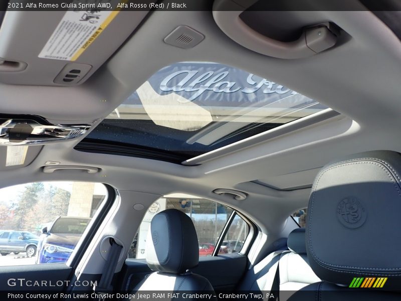 Alfa Rosso (Red) / Black 2021 Alfa Romeo Giulia Sprint AWD
