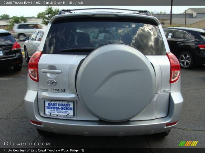 Classic Silver Metallic / Ash 2008 Toyota RAV4 4WD
