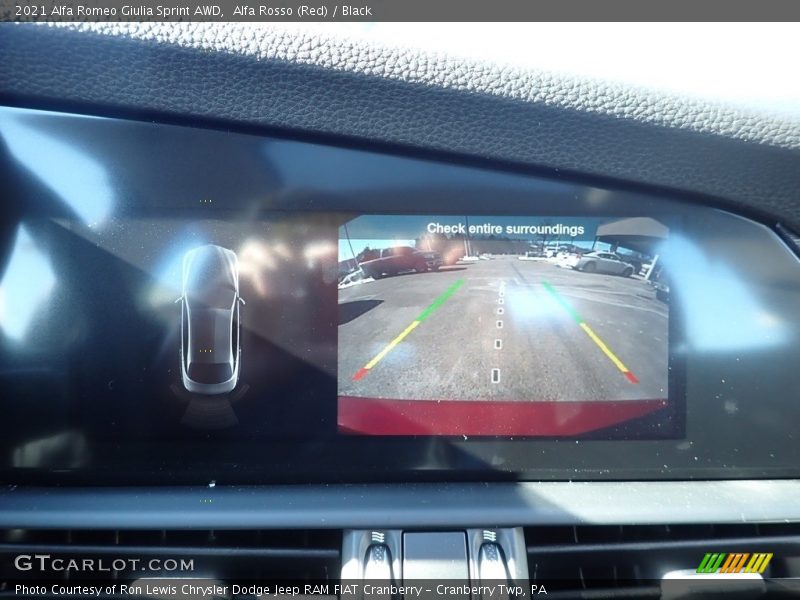 Alfa Rosso (Red) / Black 2021 Alfa Romeo Giulia Sprint AWD