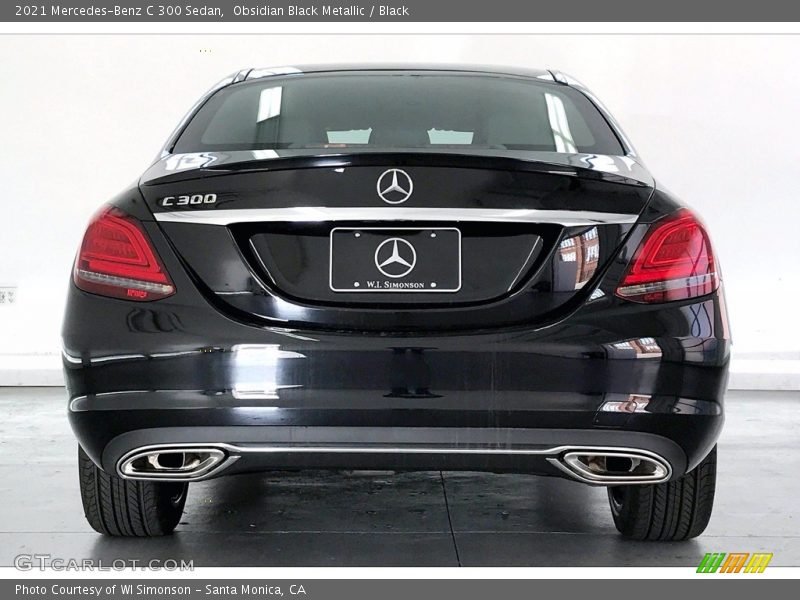 Obsidian Black Metallic / Black 2021 Mercedes-Benz C 300 Sedan