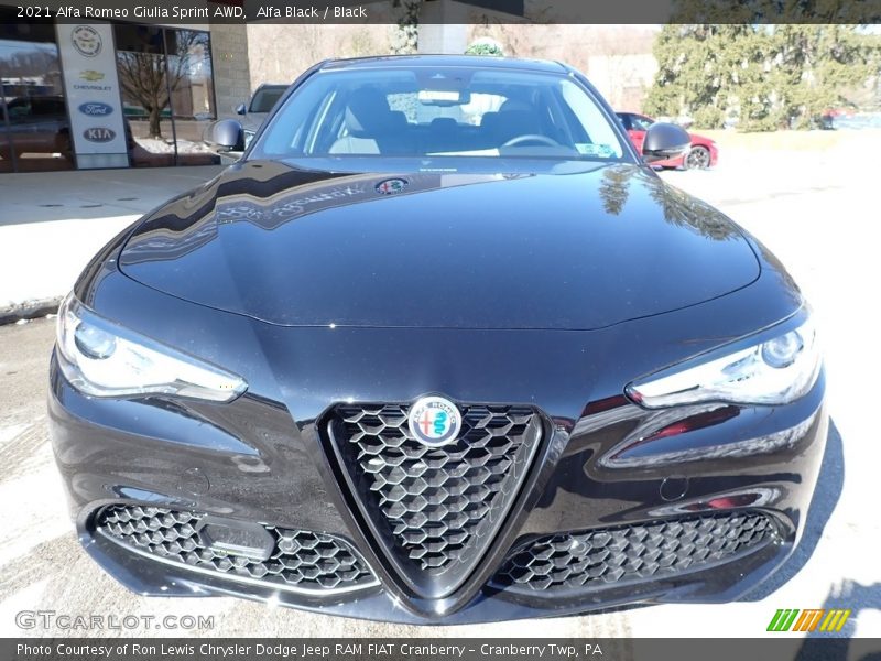 Alfa Black / Black 2021 Alfa Romeo Giulia Sprint AWD