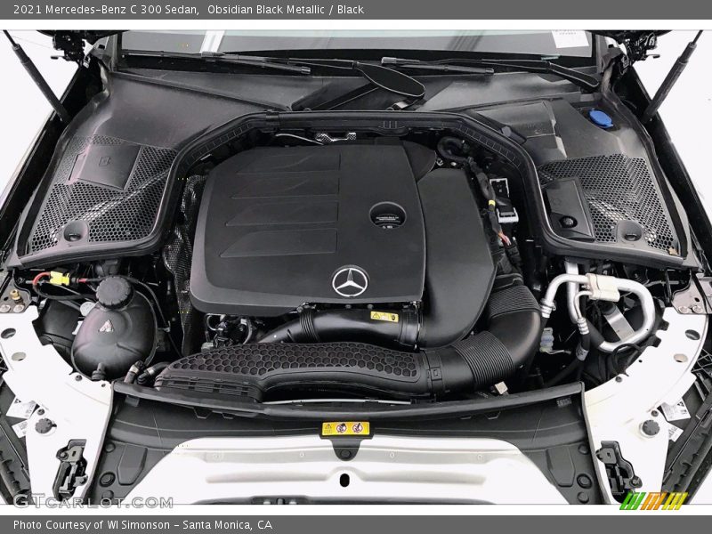 Obsidian Black Metallic / Black 2021 Mercedes-Benz C 300 Sedan
