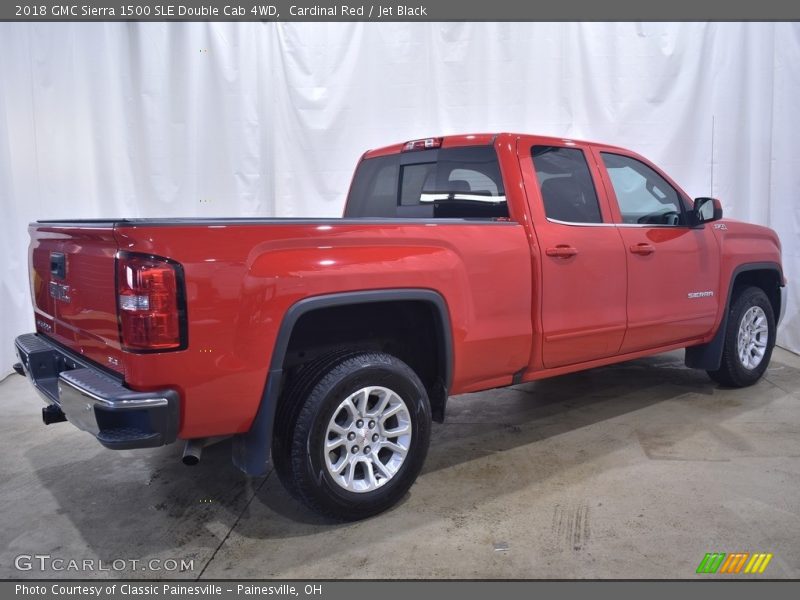 Cardinal Red / Jet Black 2018 GMC Sierra 1500 SLE Double Cab 4WD