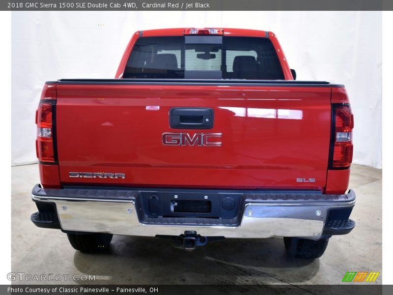 Cardinal Red / Jet Black 2018 GMC Sierra 1500 SLE Double Cab 4WD