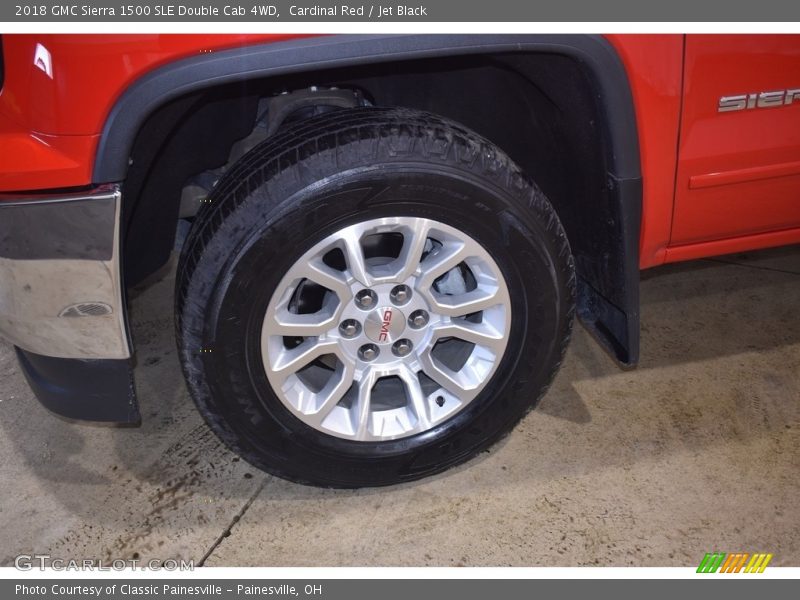 Cardinal Red / Jet Black 2018 GMC Sierra 1500 SLE Double Cab 4WD