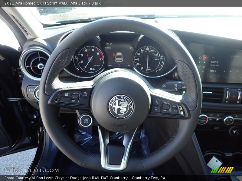  2021 Giulia Sprint AWD Steering Wheel