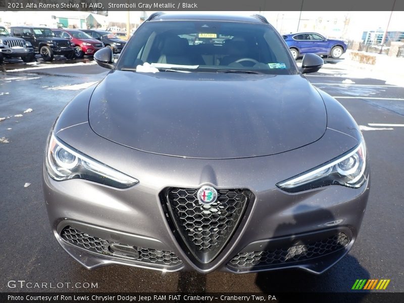  2021 Stelvio Ti AWD Stromboli Gray Metallic