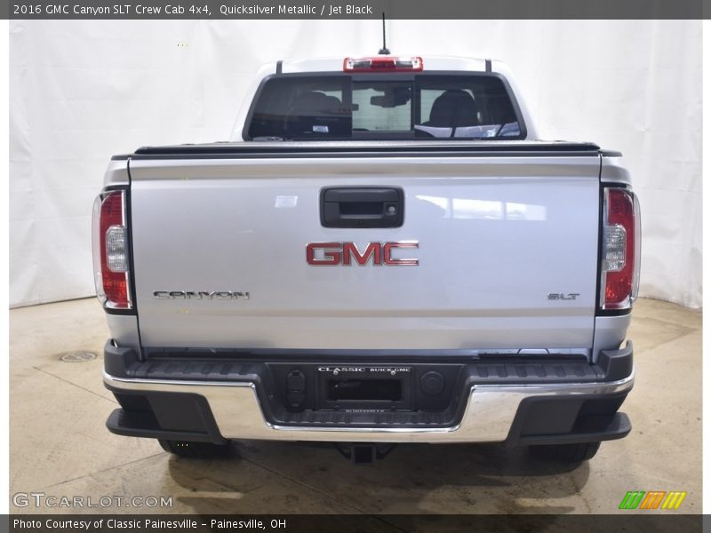 Quicksilver Metallic / Jet Black 2016 GMC Canyon SLT Crew Cab 4x4