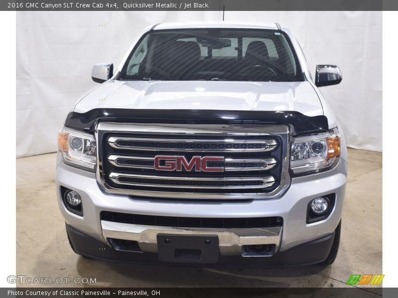 Quicksilver Metallic / Jet Black 2016 GMC Canyon SLT Crew Cab 4x4