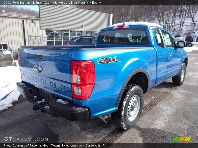 Velocity Blue Metallic / Ebony 2021 Ford Ranger XL SuperCab 4x4