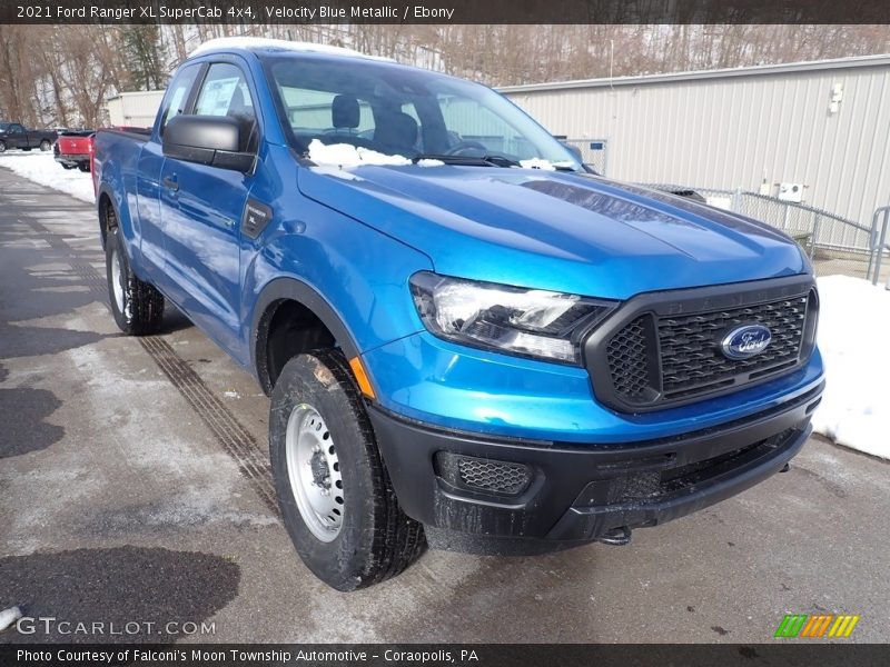 Velocity Blue Metallic / Ebony 2021 Ford Ranger XL SuperCab 4x4