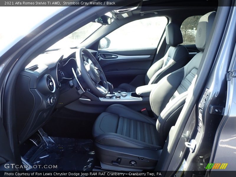 Front Seat of 2021 Stelvio Ti AWD