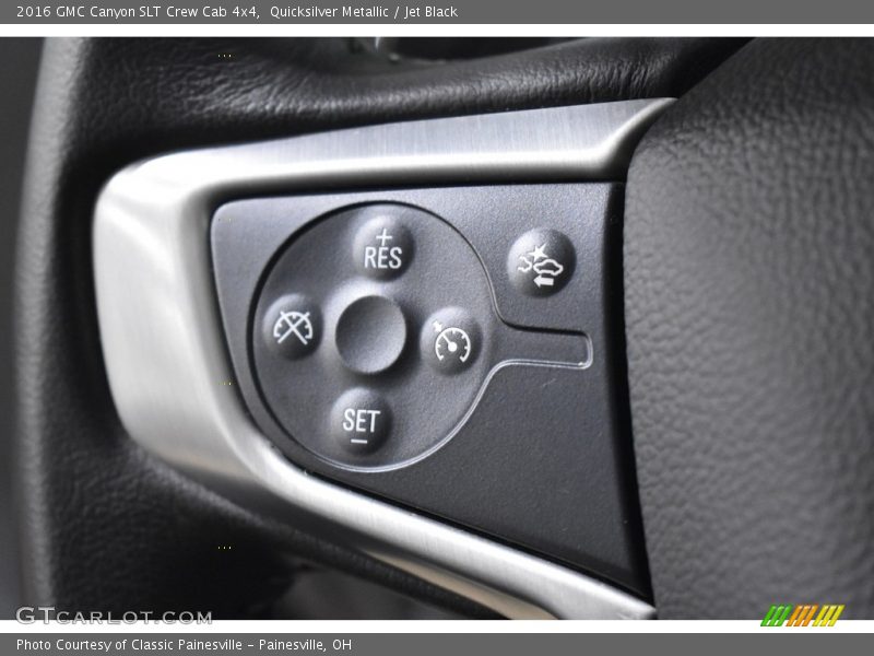 Quicksilver Metallic / Jet Black 2016 GMC Canyon SLT Crew Cab 4x4