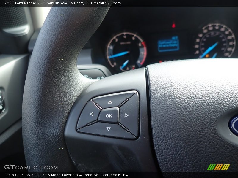 Velocity Blue Metallic / Ebony 2021 Ford Ranger XL SuperCab 4x4