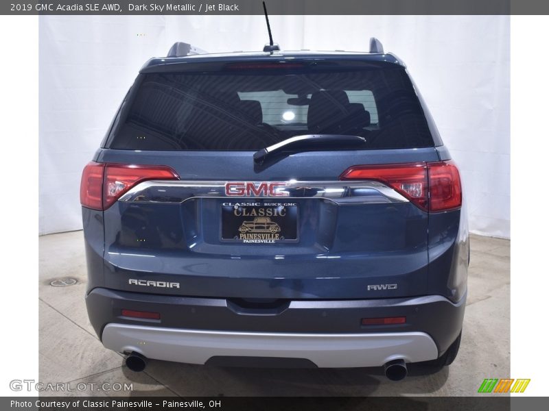 Dark Sky Metallic / Jet Black 2019 GMC Acadia SLE AWD