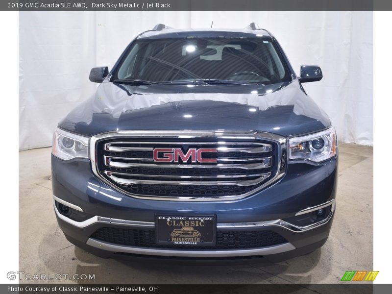 Dark Sky Metallic / Jet Black 2019 GMC Acadia SLE AWD