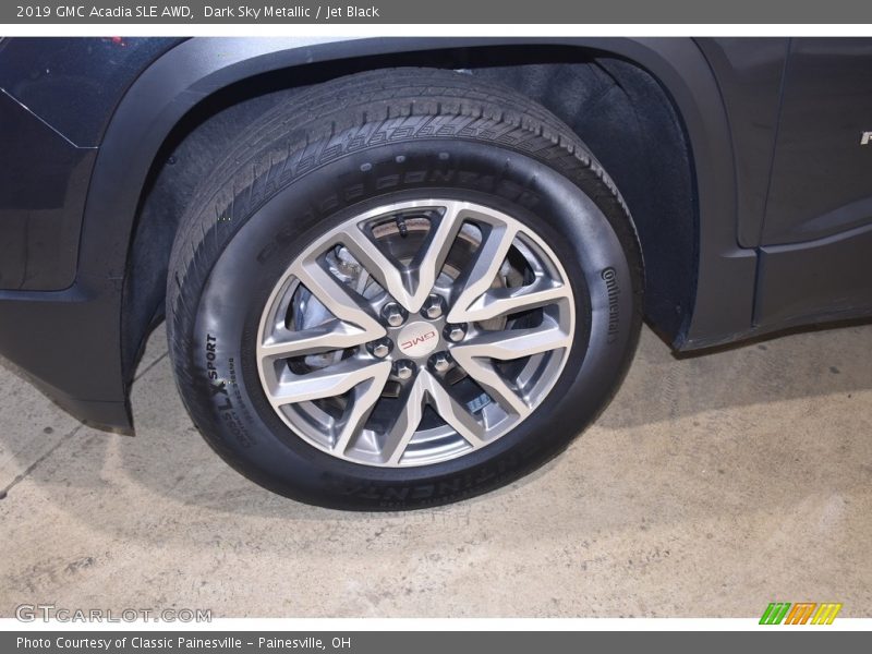 Dark Sky Metallic / Jet Black 2019 GMC Acadia SLE AWD