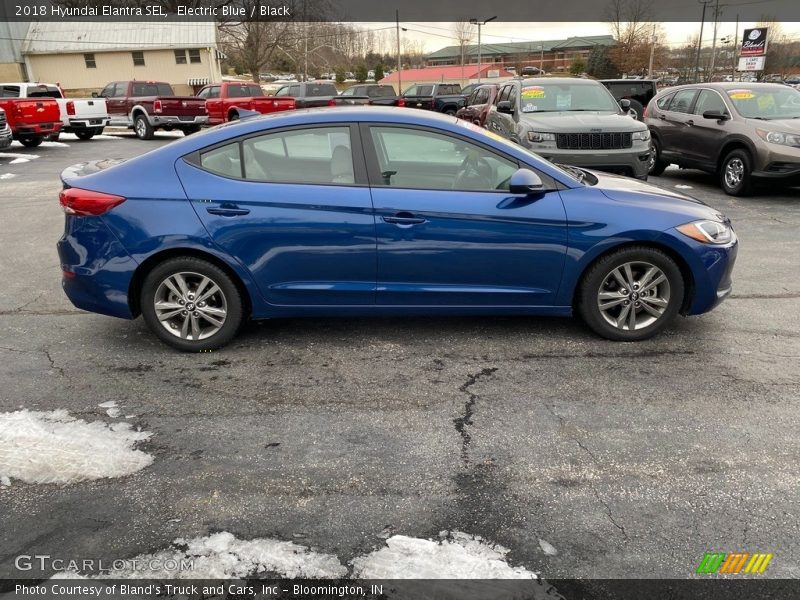 Electric Blue / Black 2018 Hyundai Elantra SEL