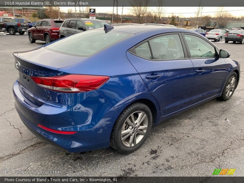 Electric Blue / Black 2018 Hyundai Elantra SEL