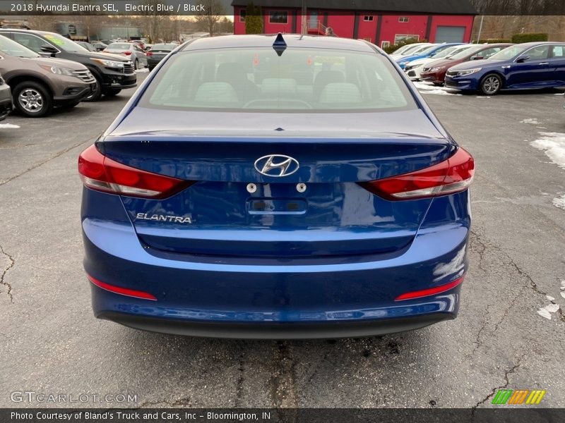 Electric Blue / Black 2018 Hyundai Elantra SEL