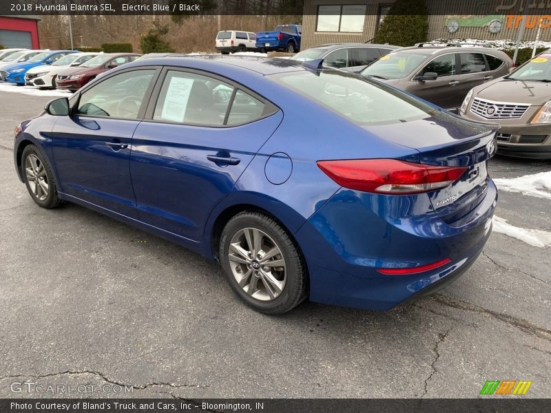 Electric Blue / Black 2018 Hyundai Elantra SEL