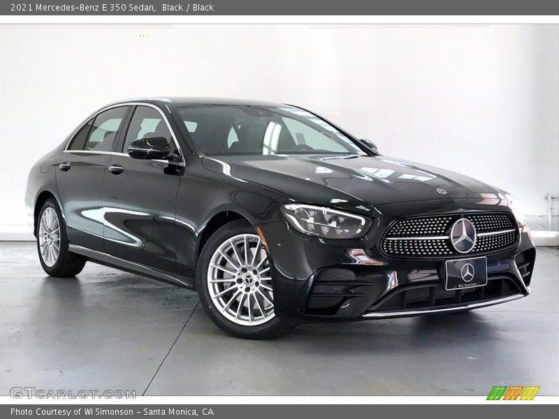 Black / Black 2021 Mercedes-Benz E 350 Sedan