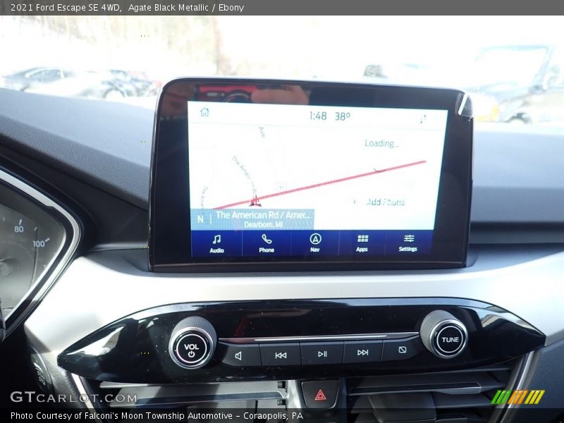 Agate Black Metallic / Ebony 2021 Ford Escape SE 4WD