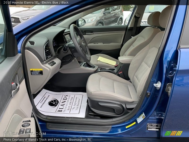Electric Blue / Black 2018 Hyundai Elantra SEL