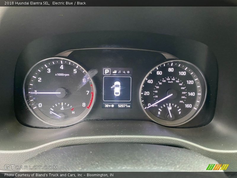 Electric Blue / Black 2018 Hyundai Elantra SEL