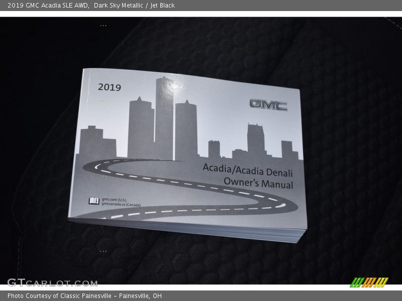 Dark Sky Metallic / Jet Black 2019 GMC Acadia SLE AWD