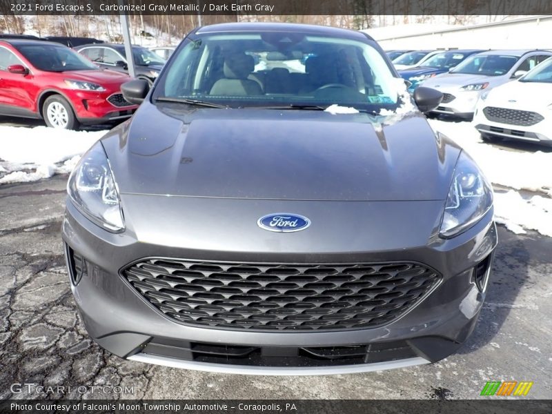 Carbonized Gray Metallic / Dark Earth Gray 2021 Ford Escape S