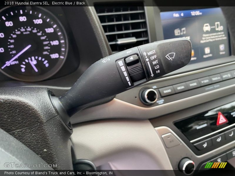 Electric Blue / Black 2018 Hyundai Elantra SEL