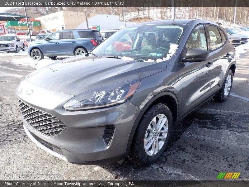 Carbonized Gray Metallic / Dark Earth Gray 2021 Ford Escape S