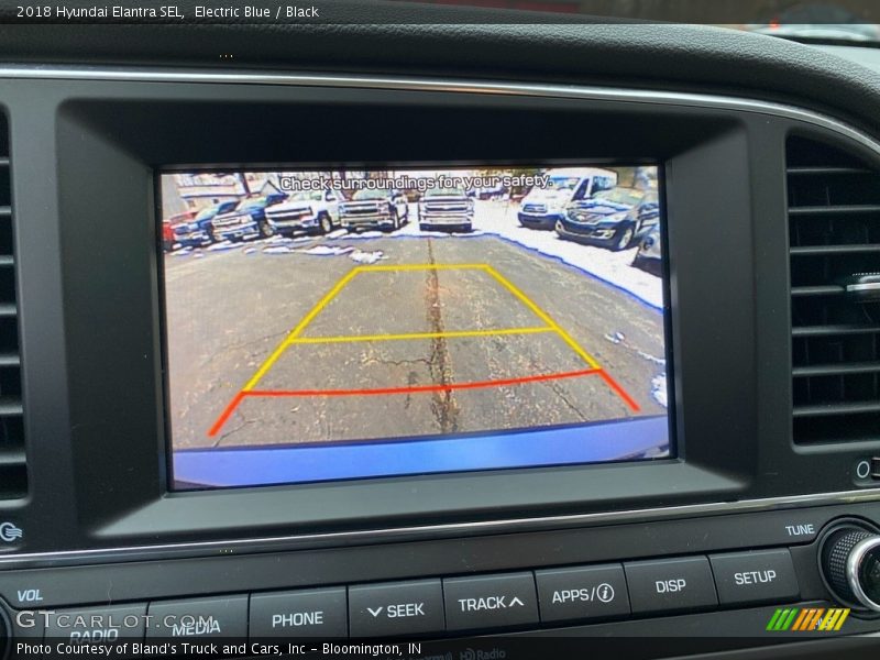 Electric Blue / Black 2018 Hyundai Elantra SEL